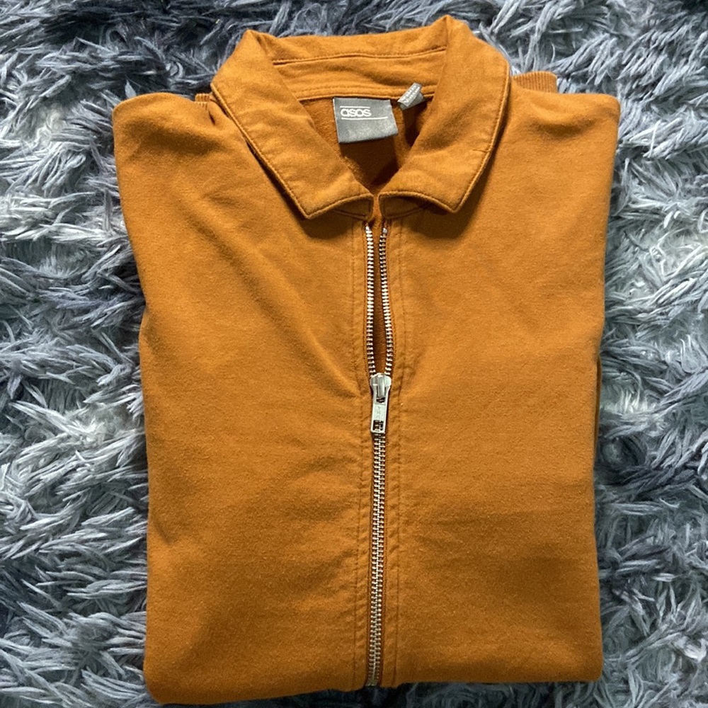 ASOS Zipper Jersey Jacket - Picture 3 of 10